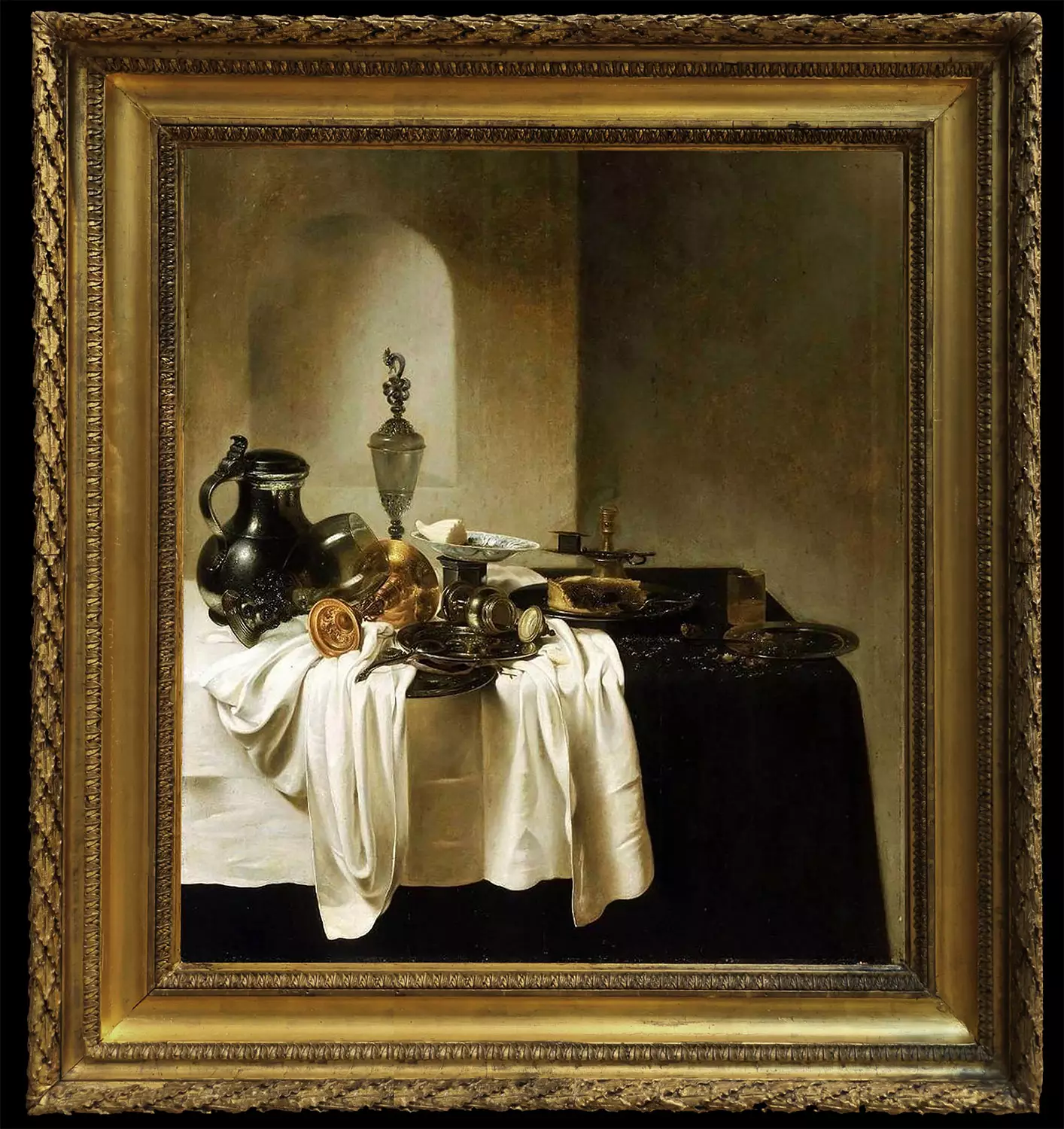 Jan Jansz den Uyl, „Breakfast Still Life with Glass and Metalwork“, 1637 – Museum of Fine Arts, Boston; Inspirationsquelle.