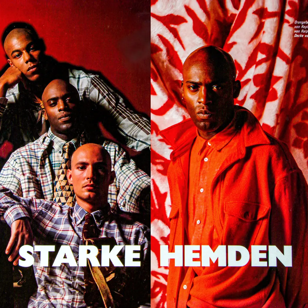 Fashion-Kampagne – Keyvisuals für Herrenhemden/Editorial-Look.