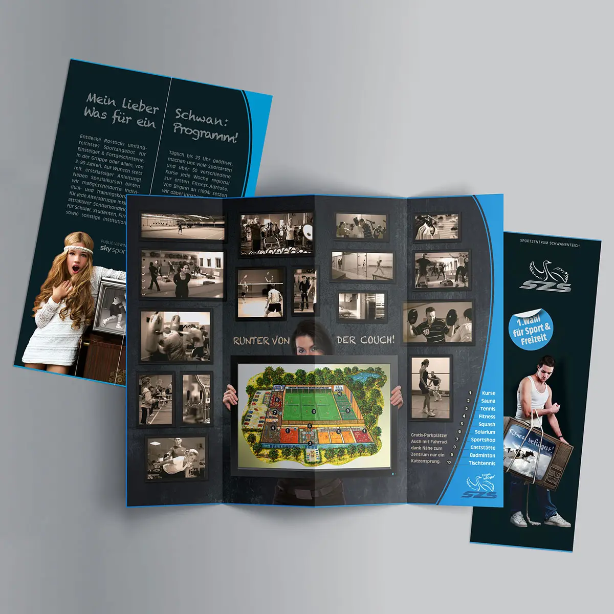 SZS – Image-/Aktionsbroschüre »Mein lieber Schwan … Runter von der Couch!«