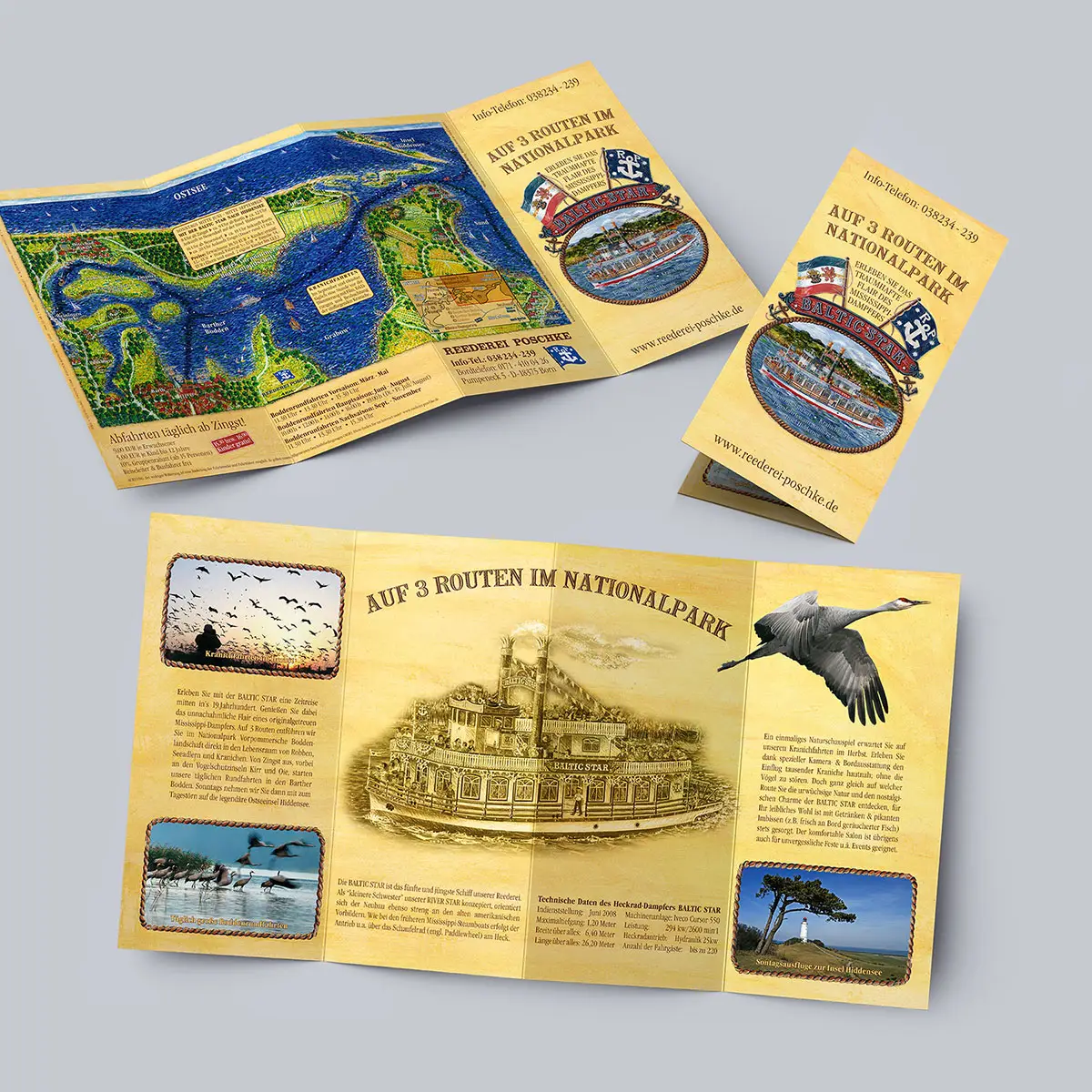 Nationalpark/Poschke – Broschüre »Auf 3 Routen im Nationalpark«