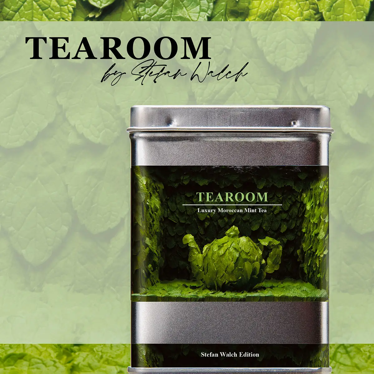 TEAROOM – Metalldose »Luxury Moroccan Mint Tea« (Stefan Walch Edition).