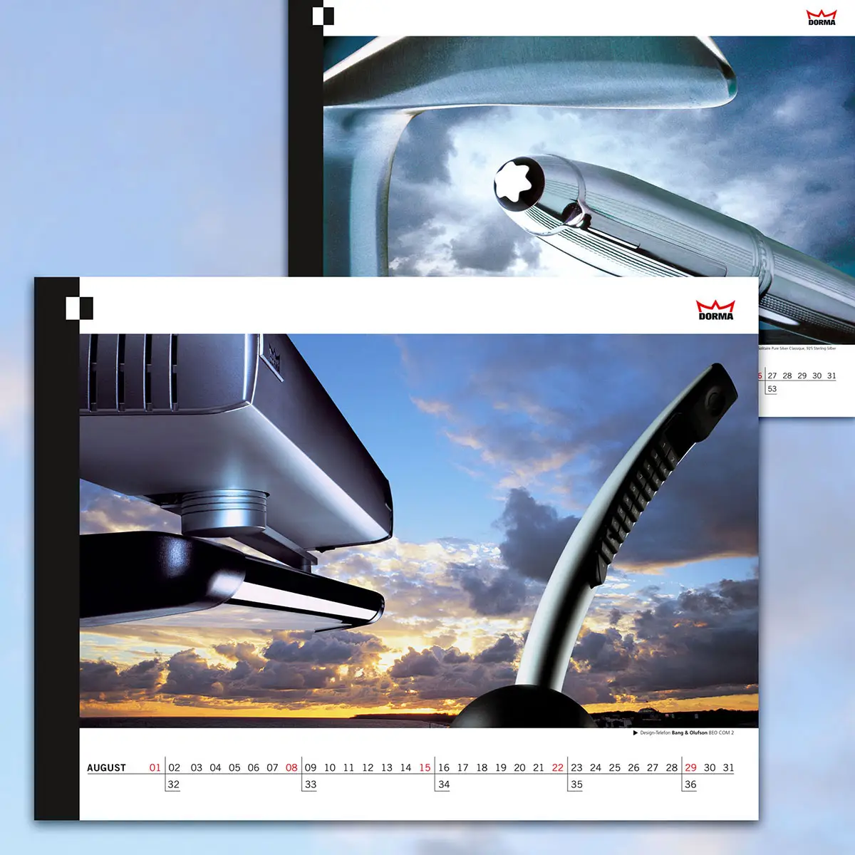 DORMA/DormaKaba – Kalender-Keyvisual mit technischem Motiv