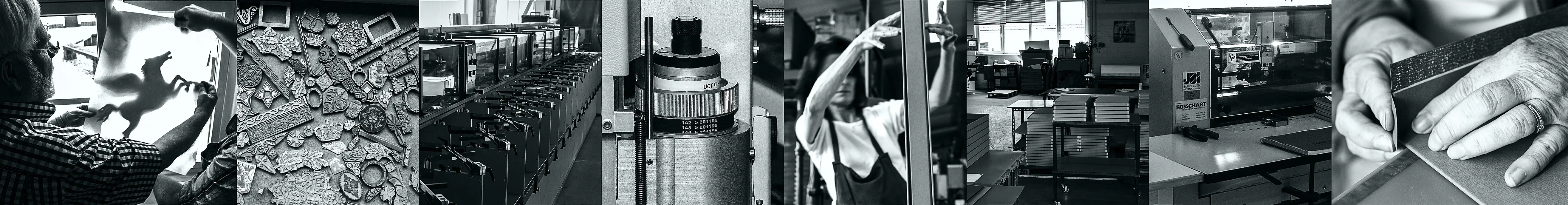 ERMONIS Impressionen in handwerkliche Buchbinderei, Quality Made in Germany.