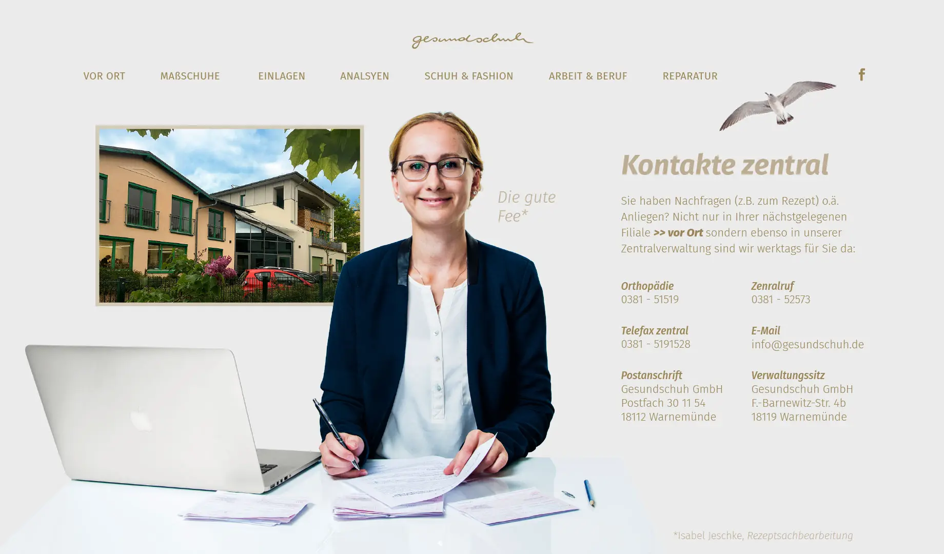 Zentrale Kontakte: Rezeptbearbeitung – Telefonnummern & Verwaltung Warnemünde.