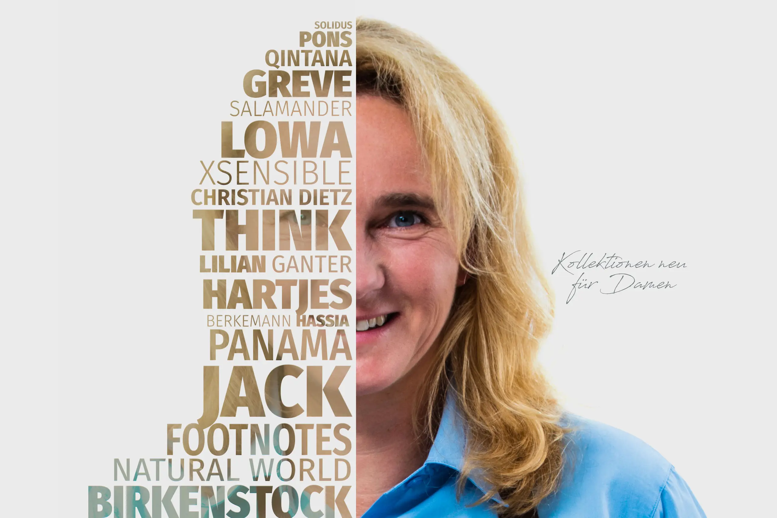 Markenwolke & Damenkollektionen – Auswahl von Birkenstock bis Lilian.